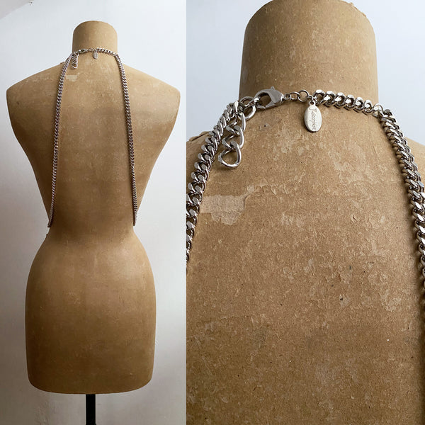 Falconiere Grand Corset - Silver Tone Chainmail Vest - Made to Order 3-6 weeks